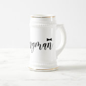 Wingman Wedding Bachelor-Party-Black Stropdas Bierpul (Voorkant rechts)