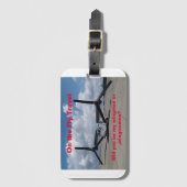 Wingman / Wingwomen Bagagelabel (Voorkant (verticaal))