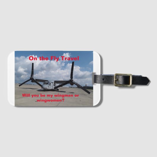 Wingman / Wingwomen Bagagelabel (Voorkant (horizontaal))
