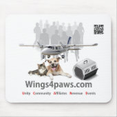 Wings4paws - Muismat (Voorkant)
