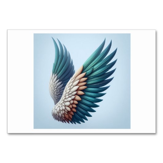 Wings (羽 / はね) - Japanse Flash Cards Kaart (Voorkant)