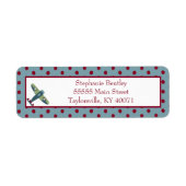 Wings Airplane Return Label (Voorkant)