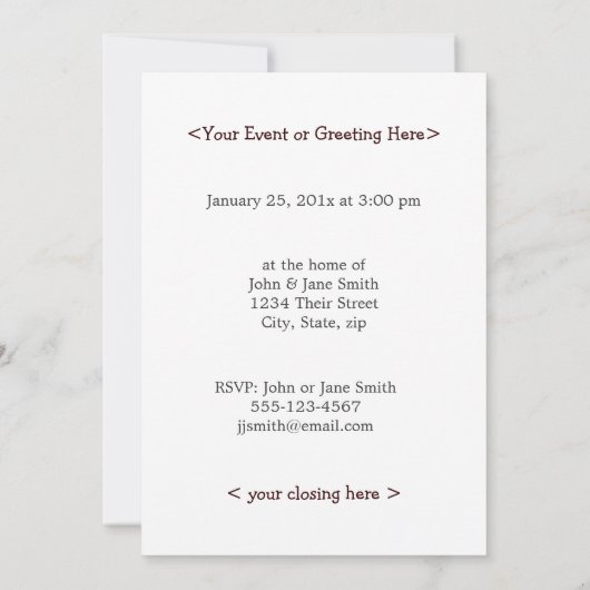 Wings Aloft Vaderdag Kaart (Achterkant)