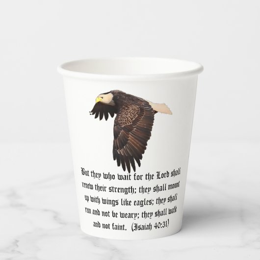 WINGS ALS ELGF PAPIEREN BEKERS (Achterkant)