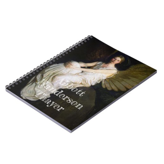 Wings Angel Stevenson Memorial Abbott Handerson Notitieboek (Linkerzijde)