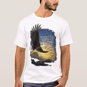 Wings as Eagles Isaiah 4031 Christelijk T-shirt