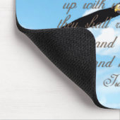 Wings as Eagles, Isaiah 40:31 Christelijke Bijbel Muismat (Hoek)