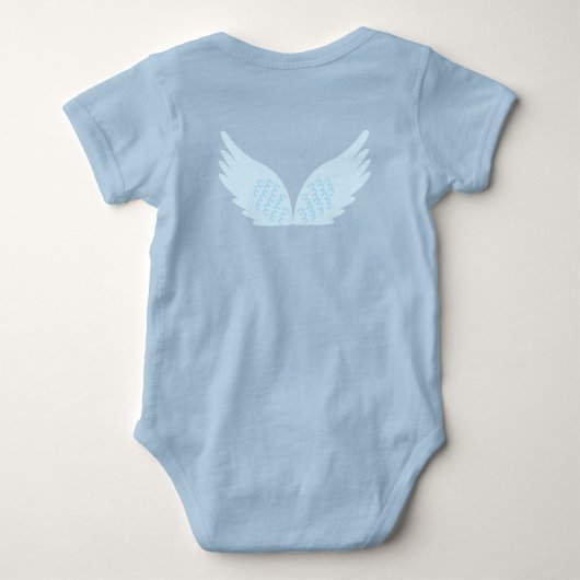 Wings- Baby Jersey Bodypakje Romper (Achterkant)