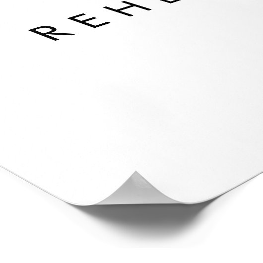 Wings Before the Rings repetitie diner welkom Poster (Hoek)