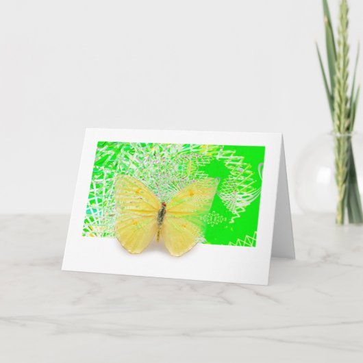 Wings Butterfly Kaart (Voorkant)