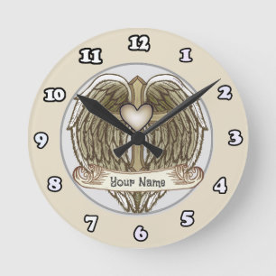 Wings Cross Heart klok