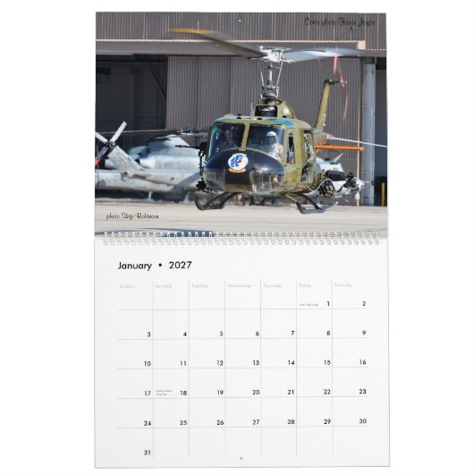 Wings- en Rotors Air Museum Kalender (Jan 2027)