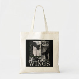 "WINGS" Era geïnspireerde boodschappentas. Tote Bag