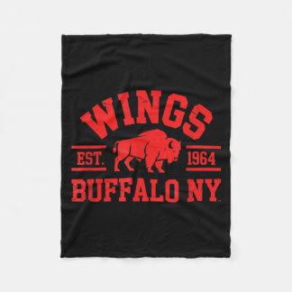 Wings Est 1964 Buffalo NY Fleece Deken