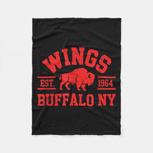 Wings Est 1964 Buffalo NY Fleece Deken (Voorkant)