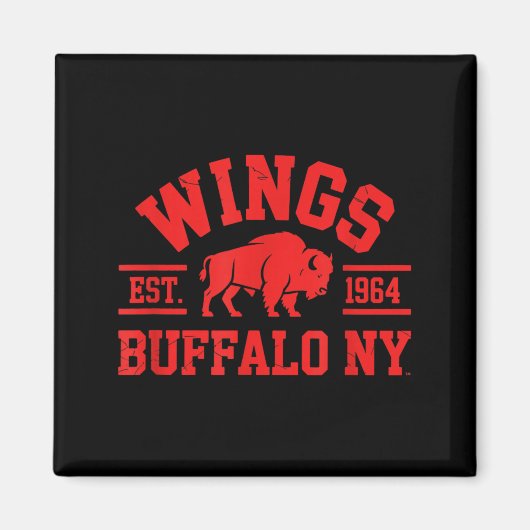 Wings Est 1964 Buffalo NY Magneet (Voorkant)