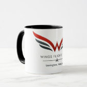 Wings Flight Club Kleine Mok (Voorkant links)