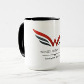 Wings Flight Club koffiemok Mok (Voorkant links)
