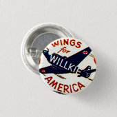 Wings for Willkie - Button (Voorkant /achterkant)