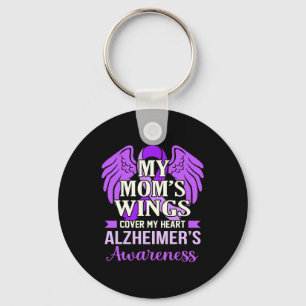Wings Hoesje Mijn Hart Alzheimerheimer Bewustzijn  Sleutelhanger