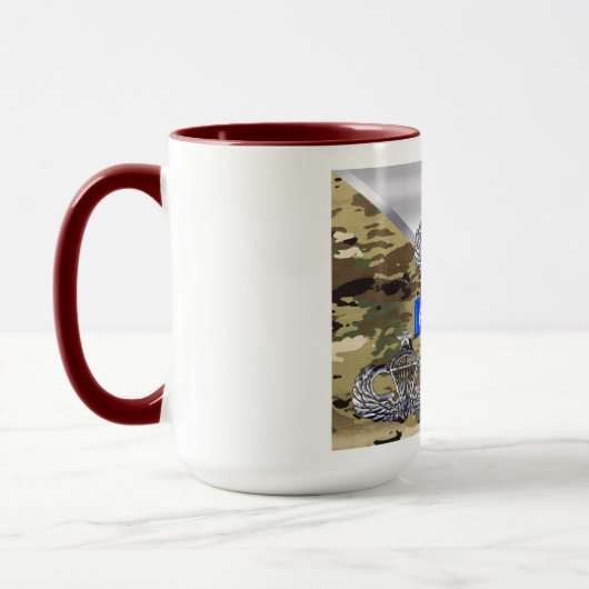 Wings in de lucht - verdiend nooit mok (Links)