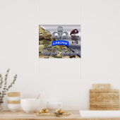 Wings in de lucht - verdiend nooit poster (Keuken)