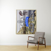 Wings in de lucht - verdiend nooit wandkleed (In situ)