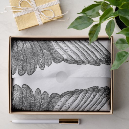 Wings Junk Journal - Schrifblad Tissuepapier (Geschenk)