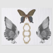 Wings Junk Journal - Schrifblad Tissuepapier (Voorkant)