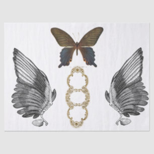 Wings Junk Journal - Schrifblad Tissuepapier