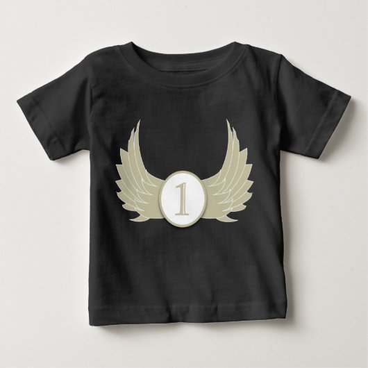 Wings (leeftijd 1) - Baby Fine Jersey T-Shirt  (Voorkant)