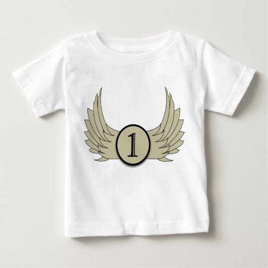 Wings (leeftijd 1) - Baby Fine Jersey T-Shirt  (Voorkant)