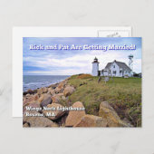 Wings Neck Lighthouse, Massachusetts Briefkaart (Voorkant / Achterkant)