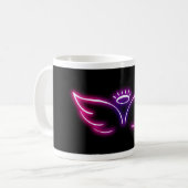 wings neon koffiemok (Voorkant links)