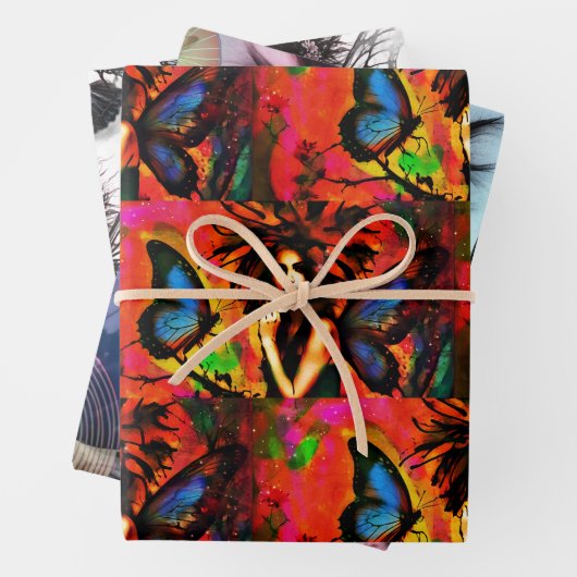 Wings of a Fairytale  Inpakpapier Vel (In situ)