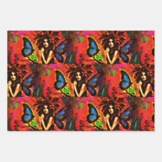 Wings of a Fairytale  Inpakpapier Vel