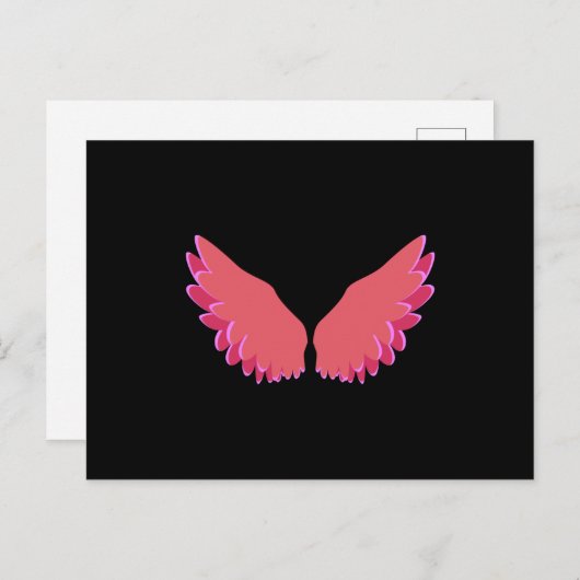 Wings of Angel Briefkaart (Voorkant / Achterkant)