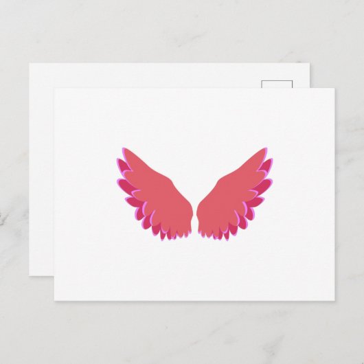 Wings of Angel Briefkaart (Voorkant / Achterkant)