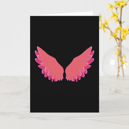 Wings of Angel Kaart (Gele Bloem)