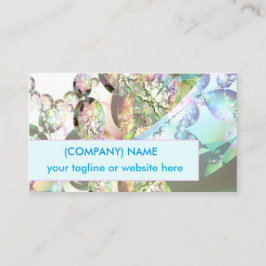 Wings of Angels Amethyst Crystal Abstract Fractal Visitekaartje