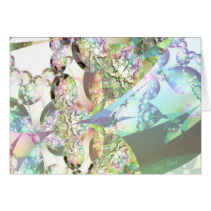 Wings of Angels - Amethyst Crystals Card