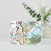 Wings of Angels - Celestite & Amethyst Crystals Briefkaart (Staand voorkant)