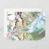 Wings of Angels - Celestite & Amethyst Crystals Briefkaart (Voorkant / Achterkant)