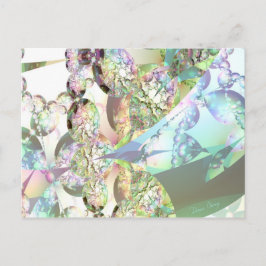 Wings of Angels - Celestite & Amethyst Crystals Briefkaart