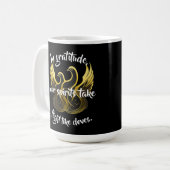 Wings of Appreciation Coffee Mok (Voorkant links)