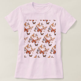 Wings of Beauty: T-shirt met vlinderprint voor dam