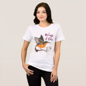 Wings of Calm– Elegant Bird Design Women’s T-Shirt (Voorkant volledig)