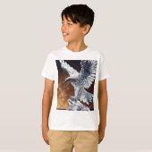 Wings of Change: Crystal Eagle Transformation T-sh T-shirt (Voorkant volledig)