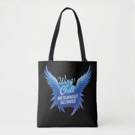 Wings of Chill Canvas tas - geen burn-out toegesta