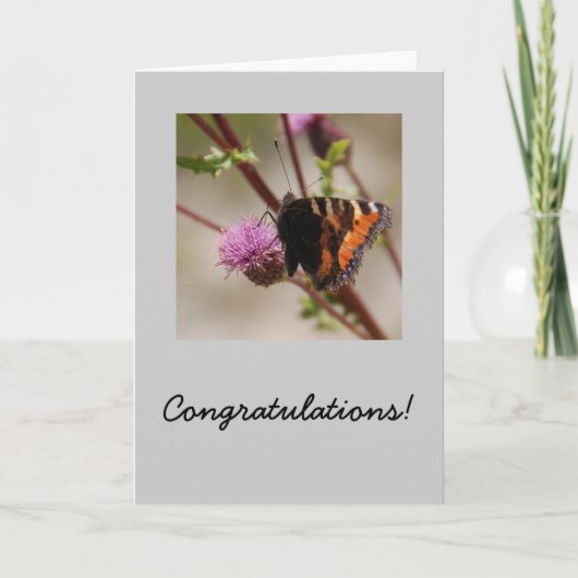Wings of Congrats Kaart (Voorkant)